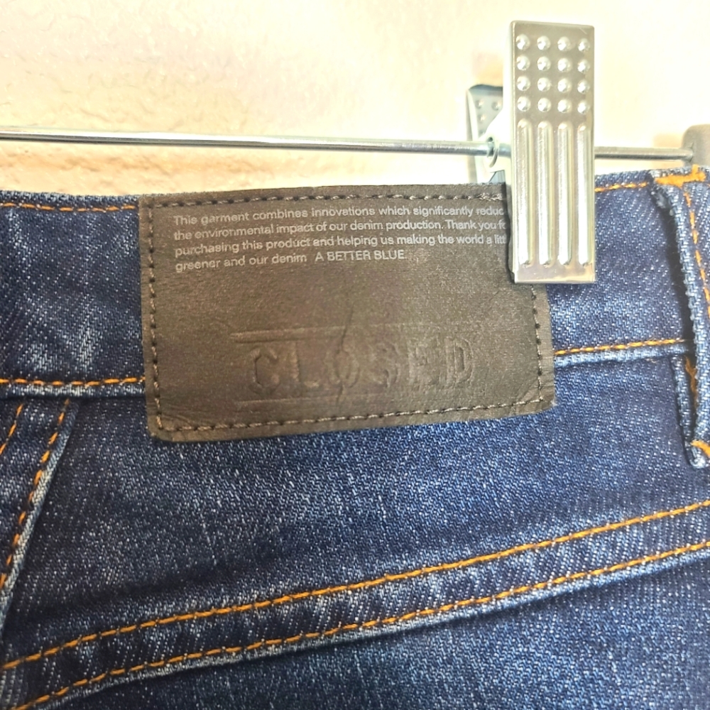 Closed Baker High Rise Dark Organic Cotton Italian Jeans Size 27 - Picture 9 of 11